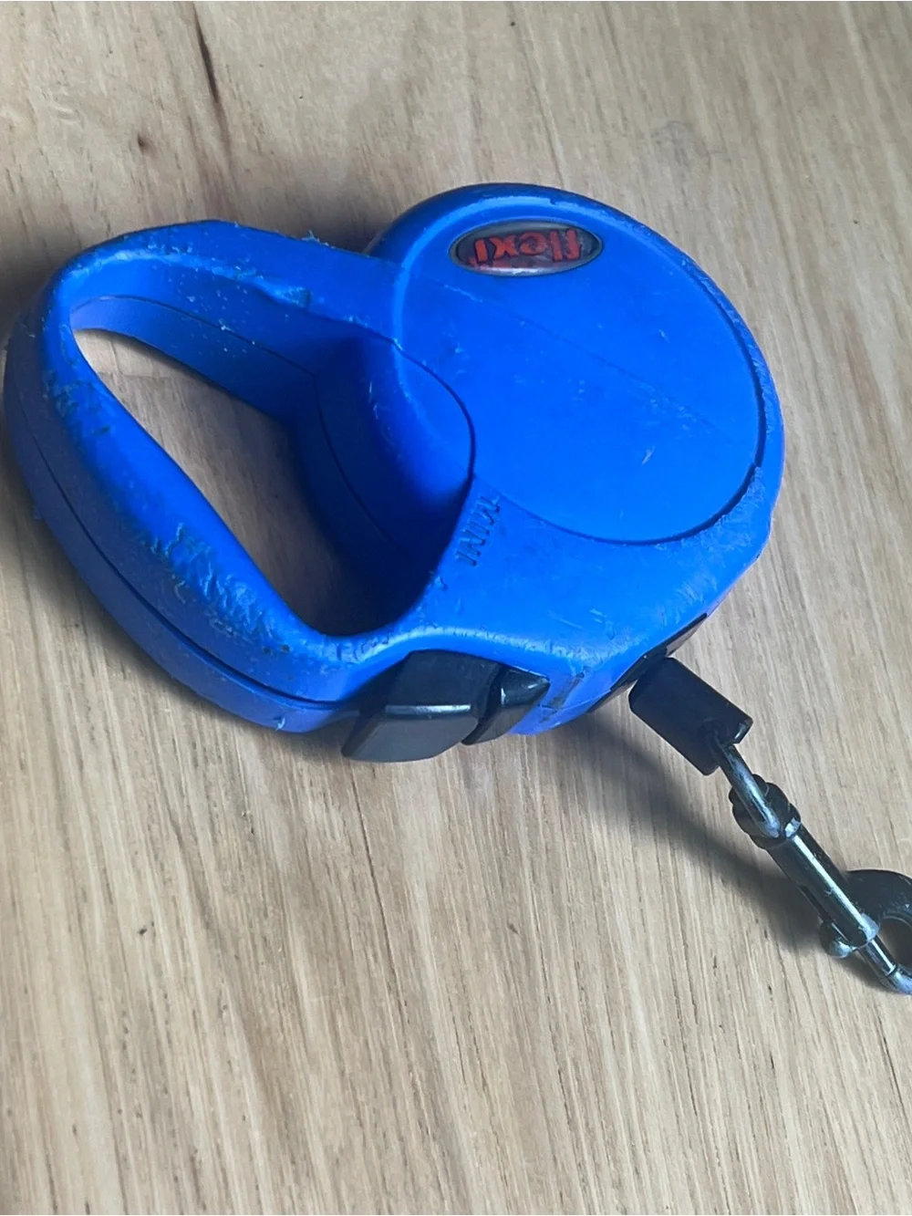 Flexi MINI Retractable Dog Leash for Small Breeds Blue Plastic 10 Feet